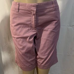 J.Crew chino mauve Bermuda shorts.